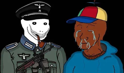 ☺️ Стикер «Military wojak» для Telegram