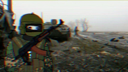 😔 Стикер «Military wojak» для Telegram