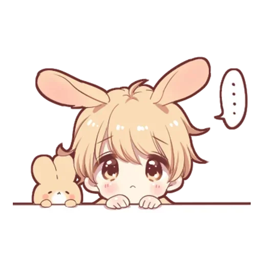 🌟 Стикер «Милый зайчик» для Telegram