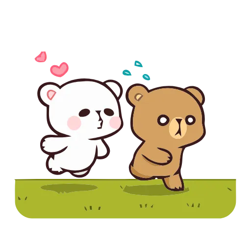 🏃‍♂ Стикер «Milk and Mocha» для Telegram