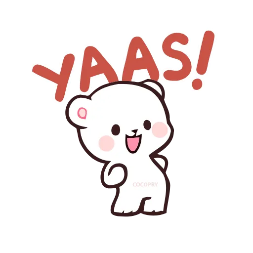 💪 Стикер «Milk and Mocha» для Telegram