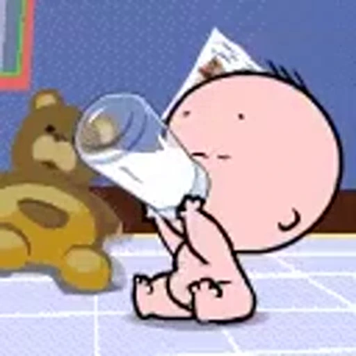 🥛 Стикер «Milk» для Telegram