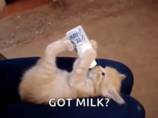 🥛 Стикер «Milk» для Telegram