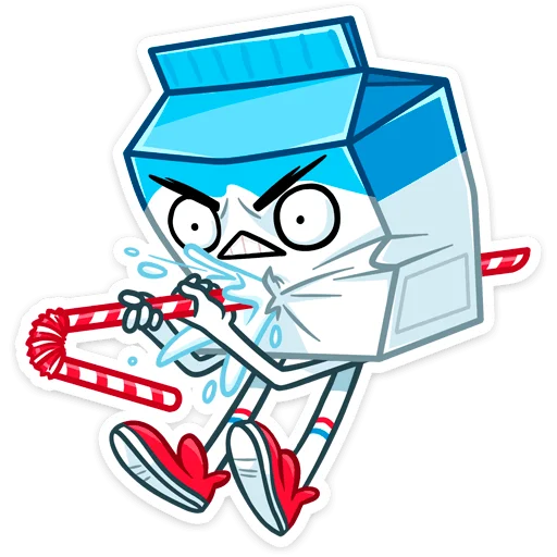 🔫 Стикер «Молочко» для Telegram