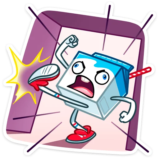 😡 Стикер «Молочко» для Telegram