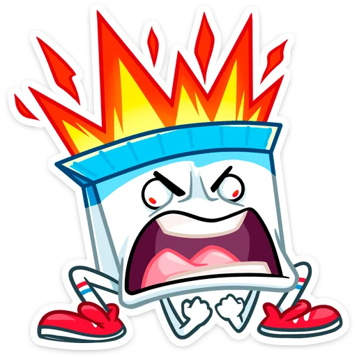 🤬 Стикер «Молочко» для Telegram