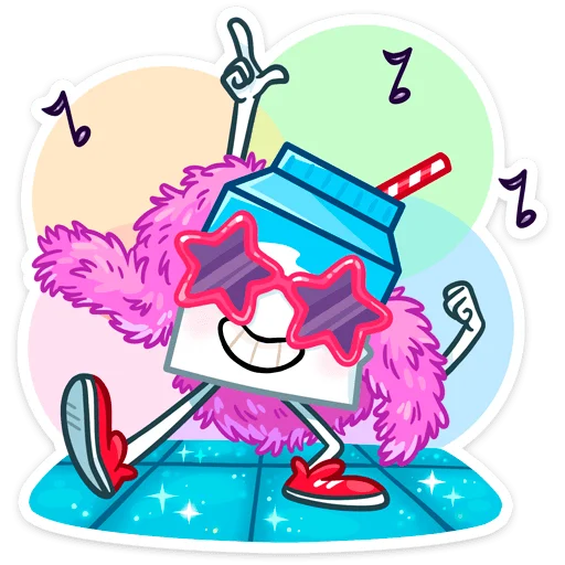 💃 Стикер «Молочко» для Telegram