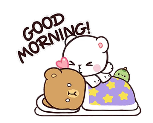 ❤️ Стикер «Milk And Mocha 2» для Telegram