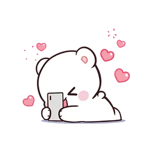 ❤️ Стикер «Milk And Mocha 2» для Telegram