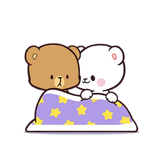 ❤️ Стикер «Milk And Mocha 2» для Telegram