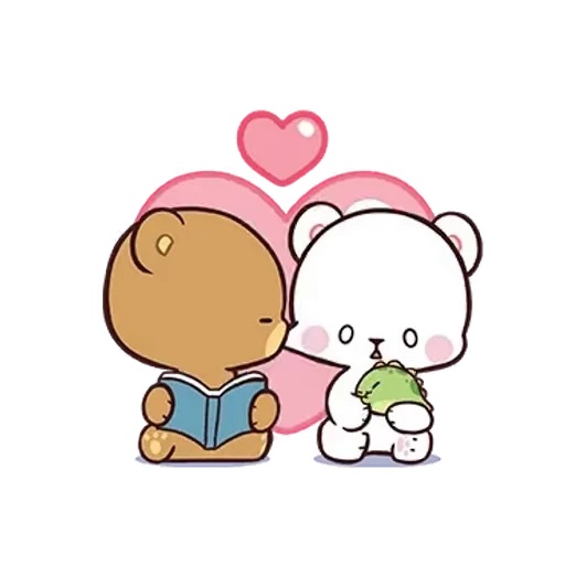❤️ Стикер «Milk And Mocha 2» для Telegram
