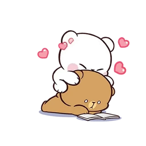 ❤️ Стикер «Milk And Mocha 2» для Telegram