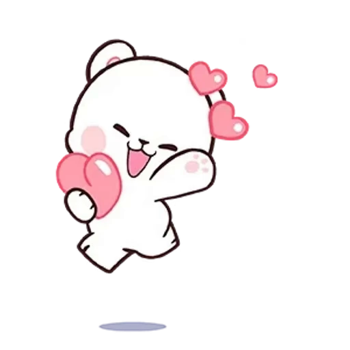 ❤️ Стикер «Milk And Mocha 2» для Telegram