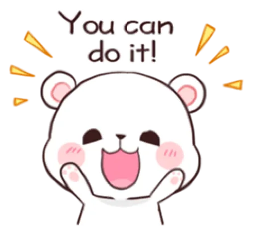 🥳 Стикер «Milk and Mocha» для Telegram
