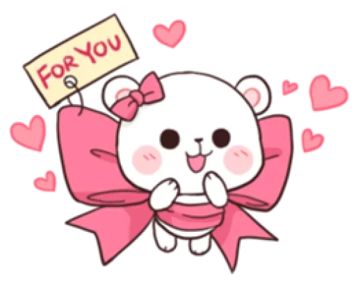 💗 Стикер «Milk and Mocha» для Telegram