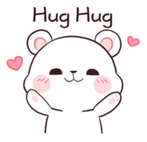 🤗 Стикер «Milk and Mocha» для Telegram