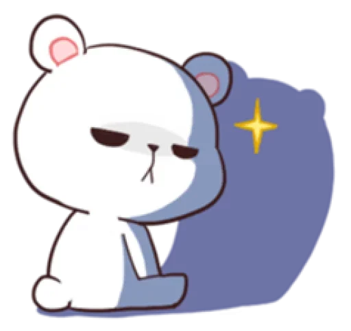 😒 Стикер «Milk and Mocha» для Telegram