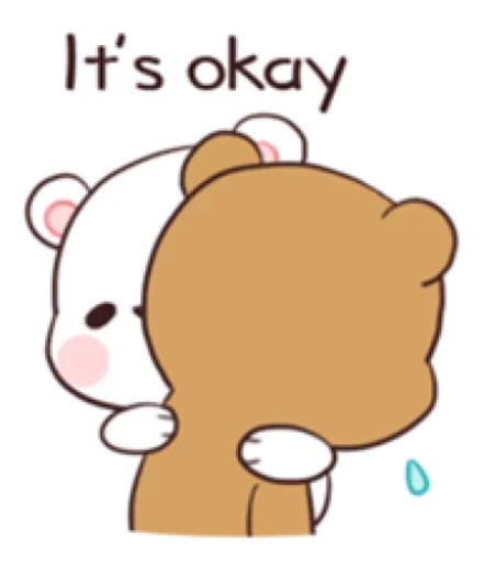 🫂 Стикер «Milk and Mocha» для Telegram