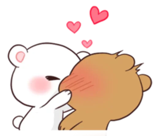 😘 Стикер «Milk and Mocha» для Telegram