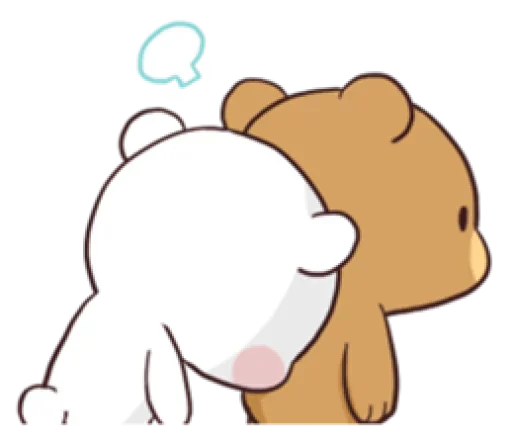 😯 Стикер «Milk and Mocha» для Telegram