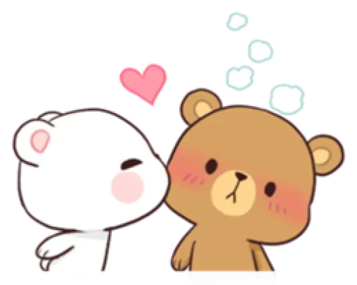😘 Стикер «Milk and Mocha» для Telegram
