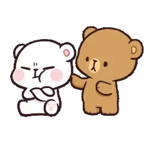 🙁 Стикер «Milk And Mocha» для Telegram