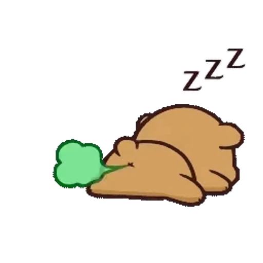 😴 Стикер «Milk And Mocha» для Telegram