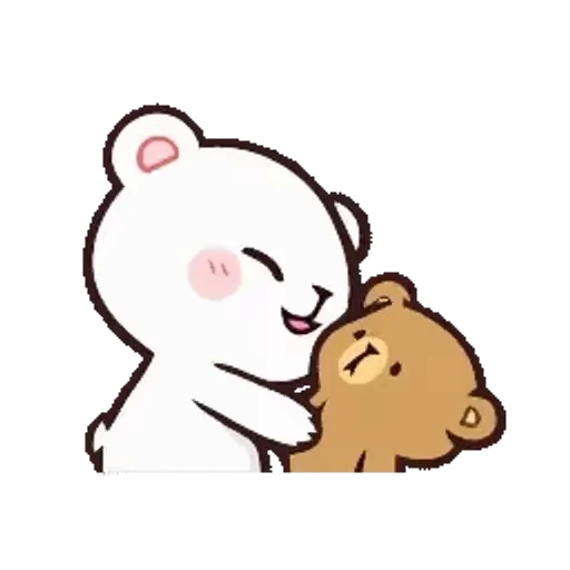 💋 Стикер «Milk And Mocha» для Telegram
