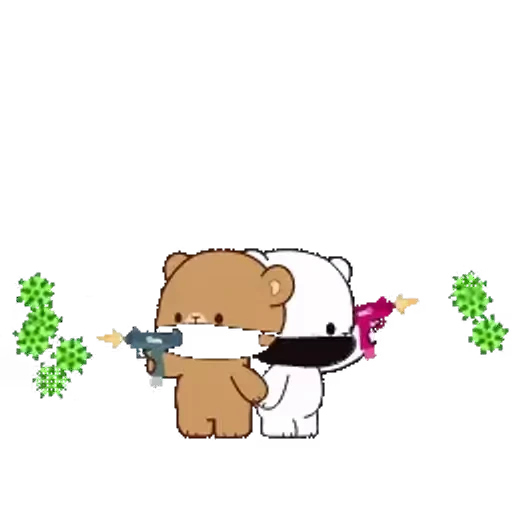 🔫 Стикер «Milk And Mocha» для Telegram