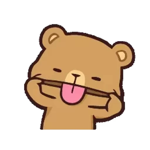 😛 Стикер «Milk And Mocha» для Telegram