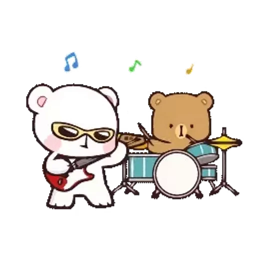 🎼 Стикер «Milk And Mocha» для Telegram