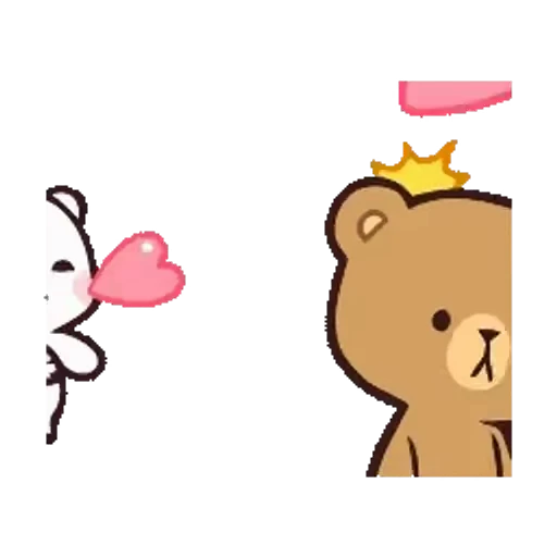 😘 Стикер «Milk And Mocha» для Telegram