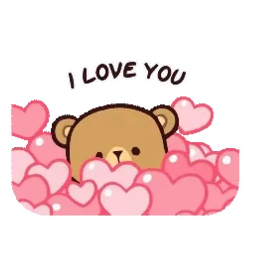 ❤️ Стикер «Milk And Mocha» для Telegram