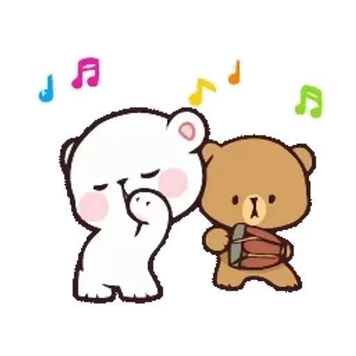 💃 Стикер «Milk And Mocha» для Telegram