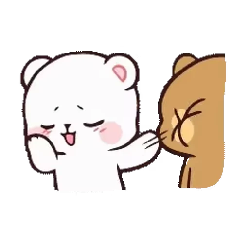 😊 Стикер «Milk And Mocha» для Telegram