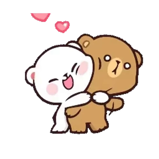 ❤️ Стикер «Milk And Mocha» для Telegram