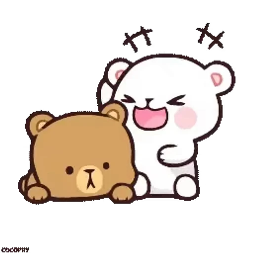 😅 Стикер «Milk And Mocha» для Telegram