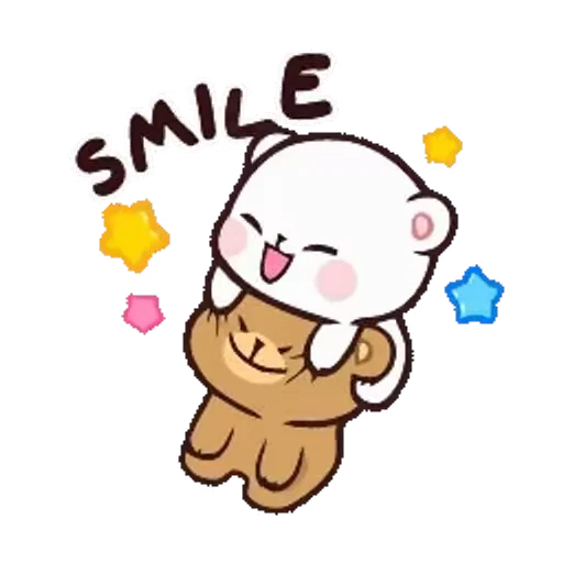 😊 Стикер «Milk And Mocha» для Telegram