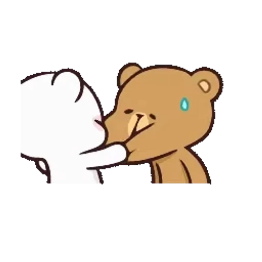 😓 Стикер «Milk And Mocha» для Telegram