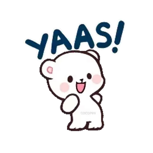 ☺️ Стикер «Milk And Mocha» для Telegram