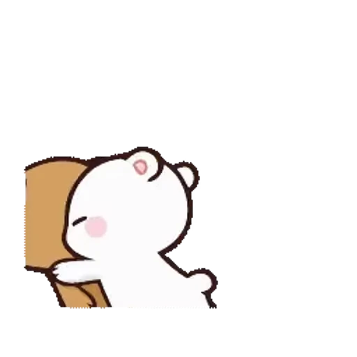 ❤️ Стикер «Milk And Mocha» для Telegram