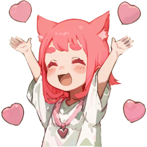 ❤️ Стикер «Milka chan» для Telegram