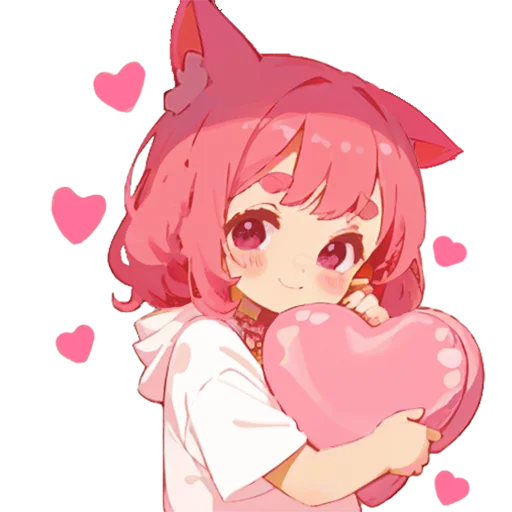 ❤️ Стикер «Milka chan» для Telegram