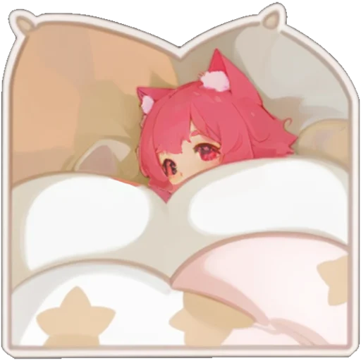 😴 Стикер «Milka chan» для Telegram