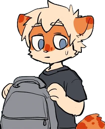 😳 Стикер «Milky tiger baby» для Telegram