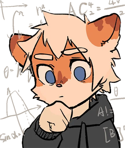 🤔 Стикер «Milky tiger baby» для Telegram