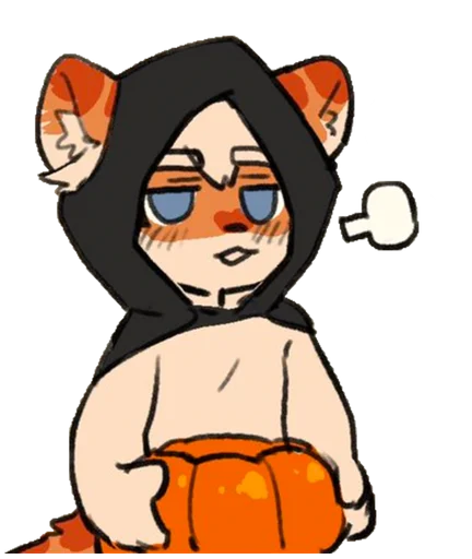 🤤 Стикер «Milky tiger baby» для Telegram