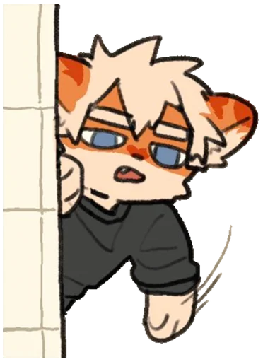 😠 Стикер «Milky tiger baby» для Telegram