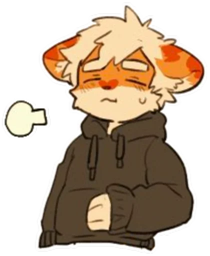 😋 Стикер «Milky tiger baby» для Telegram