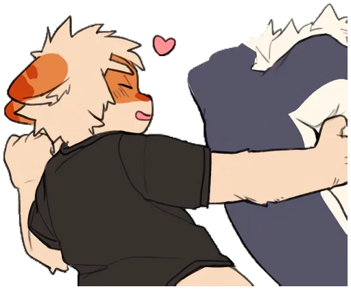 😍 Стикер «Milky tiger baby» для Telegram